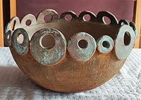Keramik Schale 40cm Durchmesser, Handarbeit Bayern - Schwabmünchen Vorschau