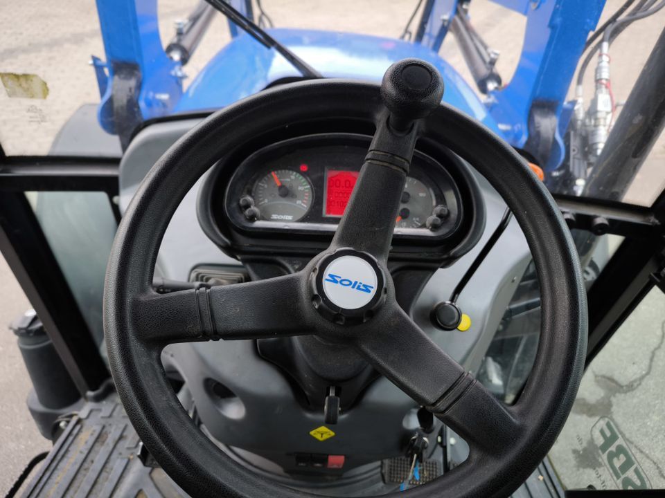 Solis 75 Traktor GEBRAUCHT Kabine Frontlader Fronthydraulik in Kaltenlengsfeld