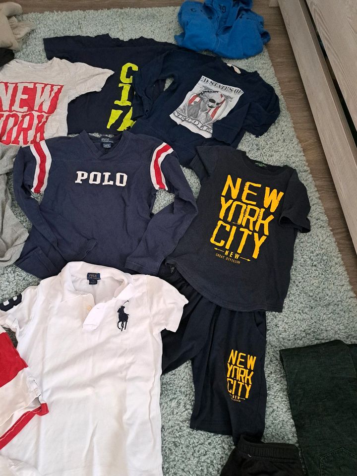 Kleidungspaket Gr.134/140 Junge Adidas Ralph Lauren H&M Joggingho in Düsseldorf