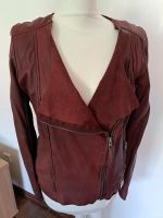 Tigha Lederjacke L dunkelrot weinrot Bikerjacke Leder Niedersachsen - Melle Vorschau