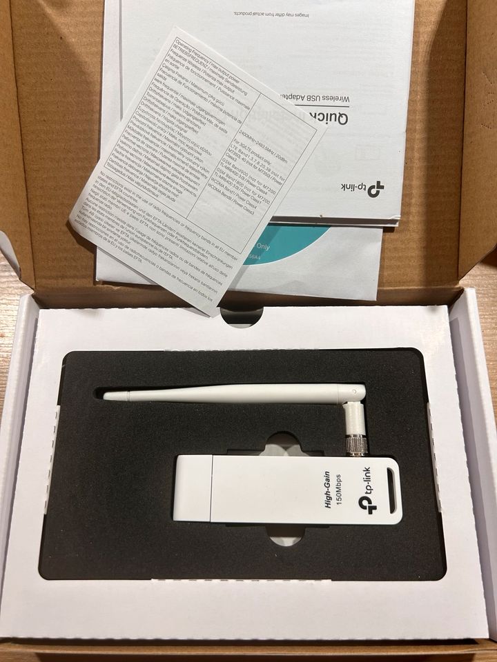 TP-link Wireless USB Adapter 150Mbps nie benutzt auch Synology in Klingenberg am Main