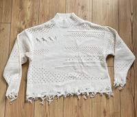 Pullover Pulli Beige Creme Strick Reserved s 36 ripped Niedersachsen - Thedinghausen Vorschau