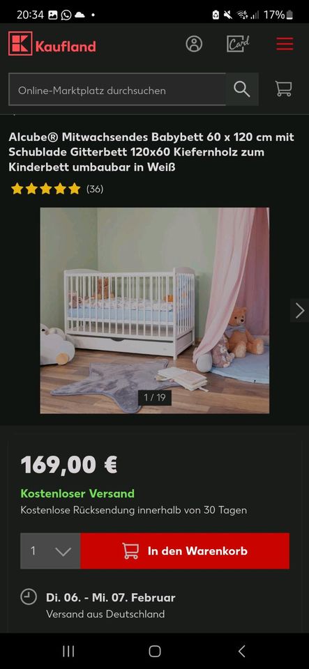 Babybett zu verkaufen in Bremerhaven