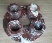 Klaus Drexel/ 4 er Teelichtstein roter Marmor 4,5 kg schwer Niedersachsen - Ganderkesee Vorschau