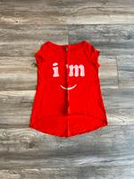 WIE NEU ❤️ BENETTON XS 34 T-Shirt rot weiß Aufdruck overiszed Hessen - Limburg Vorschau