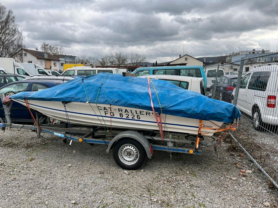 Techau Bootstransporter inkl. Mustang Boot+ 3 Motore in Stuttgart