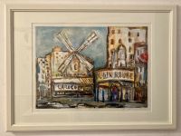 Kunst Aquarelle Bild Moulin Rouge Frankreich von Nikolai Arnaudov Nordrhein-Westfalen - Solingen Vorschau