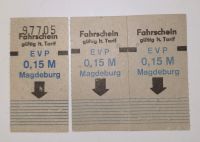 Straßenbahn Fahrscheine Magdeburger Verkehrsbetriebe (MVB) DDR Niedersachsen - Springe Vorschau