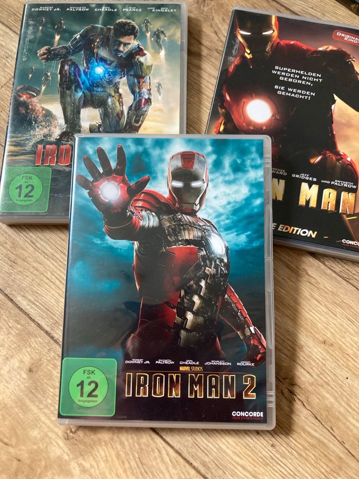 DVD‘s: Iron Man 1 & 2 & 3 in Kritzmow