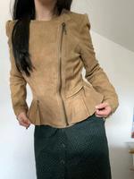 Zara Wildleder Echtleder Blazer Jacke Schößchen 36 Baden-Württemberg - Bühl Vorschau