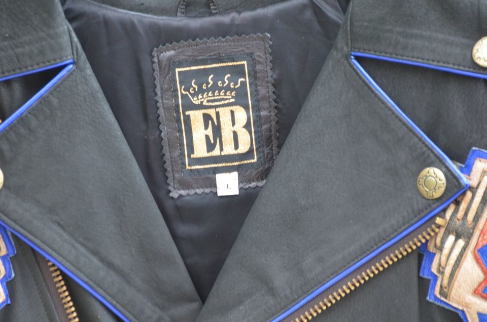 21. EB High End Leather Kombi( Echtlederjacke + Echtleder Chaps ) in Niederstetten