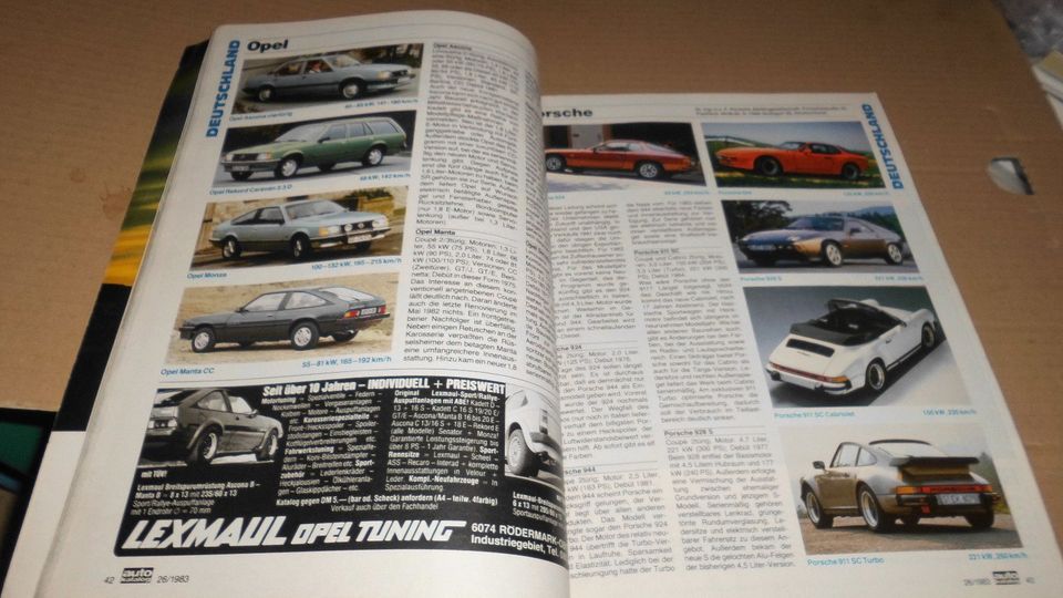 Oldtimer, Auto Katalog 1983 neuwertig, VW, Opel, Toyota, Trabant. in Frankenberg (Eder)