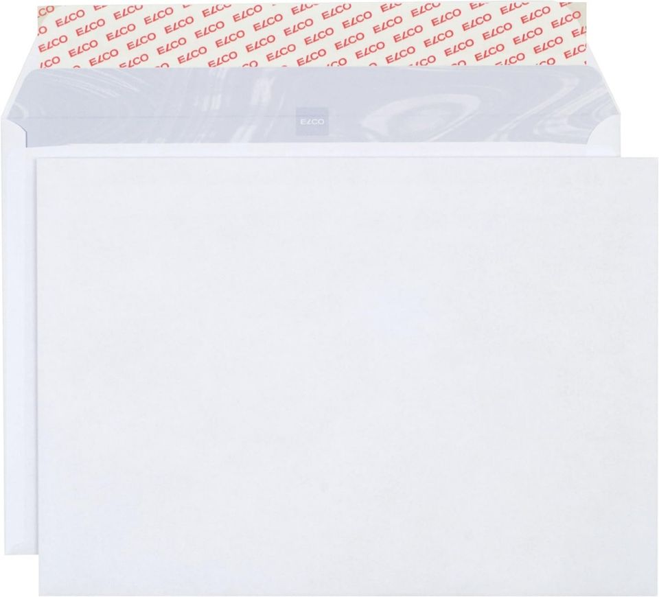 250 Elco 64579 Briefumschläge ohne Fenster, Format C4, Weiß in Körle