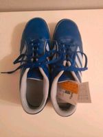 Turnschuhe Sneaker Leder Adidas Blau Größe 37 1/3 wie neu Sachsen - Diera-Zehren Vorschau