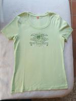 Damen T-Shirt S.Oliver Gr. 38 grün Rundhals kurzarm mit Aufdruck Bayern - Großmehring Vorschau