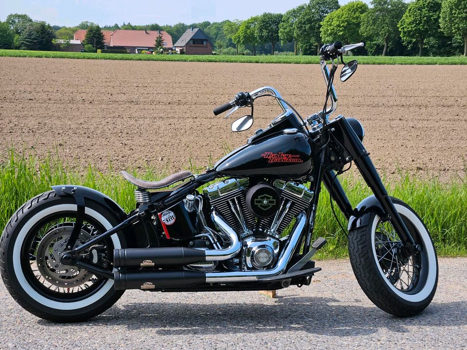 Harley Davidson Heritage classic FLSTC Custom Bobber Jekill Hyde in Bedburg-Hau