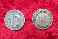 10 Pfennig DDR 1948 A - 10 Pfennig deutsches Reich 1907 G Nordrhein-Westfalen - Nörvenich Vorschau