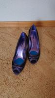Schwarz - lila Pumps mit Spitze Baden-Württemberg - Sontheim Vorschau