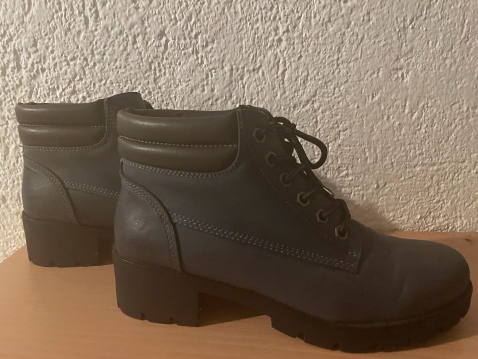 Stiefeletten Landrover Dunkelblau Gr. 42 in Bidingen