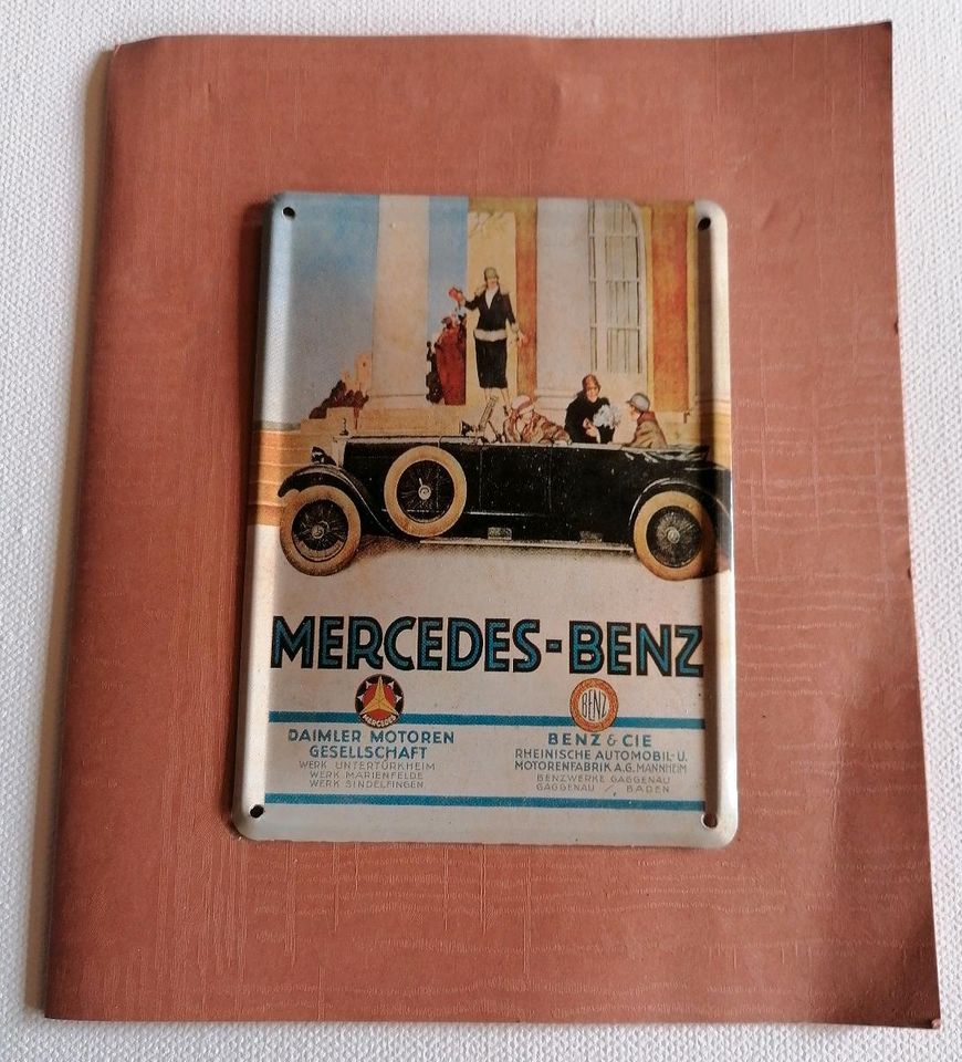 Blechschilder Mercedes Benz Daimler Vintage Sammler in Presseck