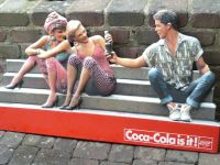 altes Coca Cola Schild Coca Cola Werbung ca. 60er Jahre Hessen - Fulda Vorschau