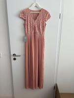 Neu H&M Damen Kleid Hochzeit Brautjungfern rosa Spitze S 36 Maxi Hessen - Otzberg Vorschau