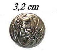 10 Edelweißknöpfe/Trachtenknöpfe aus Metall in 3,2 cm Essen-West - Frohnhausen Vorschau