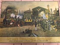 Eisenbahnbild 1.Fahrt der Deutschen Eisenbahn am 7.12.1835 Saarland - St. Wendel Vorschau