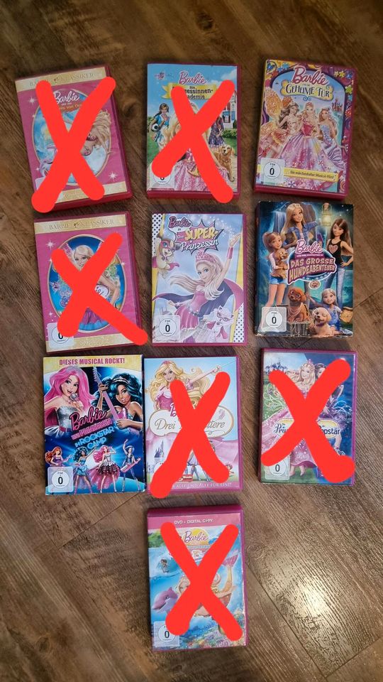 Barbie Filme DVDs DVD Sammlung in Rattelsdorf