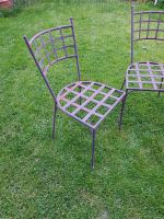 4 Gartenstühle Metall Eisen shabby vintage Bayern - Amerang Vorschau