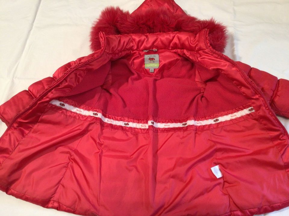 Jacke Mantel Winterjacke Kapuze Echtfell RV Steppjacke in Worms