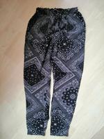⭐leichte Sommerhose Viskose schwarz weiß gemustert, Gr. XXS⭐ Sachsen - Pockau Vorschau