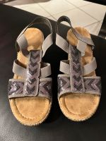 Rieker Damen Sandalen grau Gr.37 Bayern - Chieming Vorschau