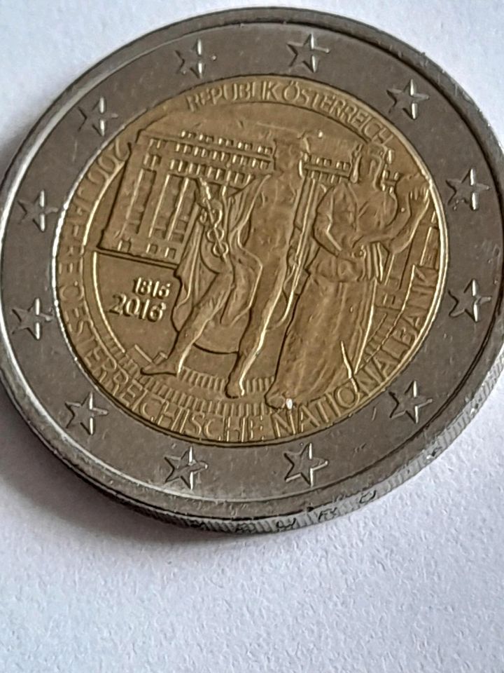 2€ Münze REPUBLIK ÖSTERREICH  1816  2016 in Bernburg (Saale)