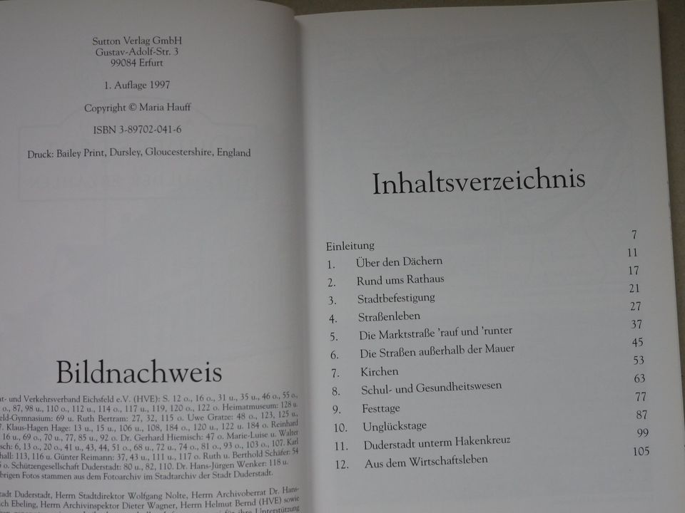 Reihe Archivbilder - Duderstadt - Sutton Verlag, 1997 in Göttingen