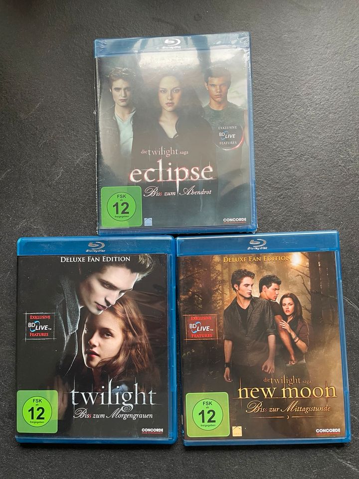 Twilight Teil 1-3 Blu-ray in Helbra