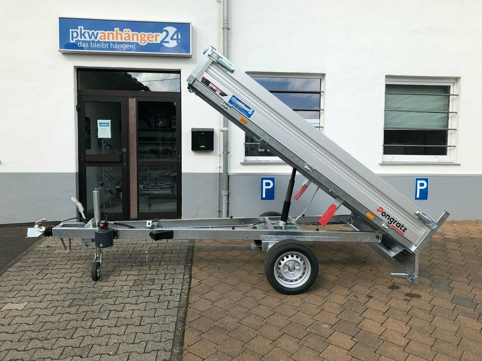 Pongratz L-RK2715 Heckkipper Rückwärtskipper Alu 267x151cm 1500kg in Monzingen