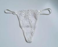 Sexy Weißer String Tanga/bestickt mit Blumen Gr. XS Hamburg-Mitte - Hamburg Horn Vorschau