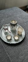 Deko Tablett mit fünf Teelichtern, silber Schleswig-Holstein - Lübeck Vorschau