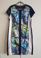 Gerry Weber Midikleid - blau/weiß/grün gemustert - Gr. 44/XXL Bayern - Schweinfurt Vorschau