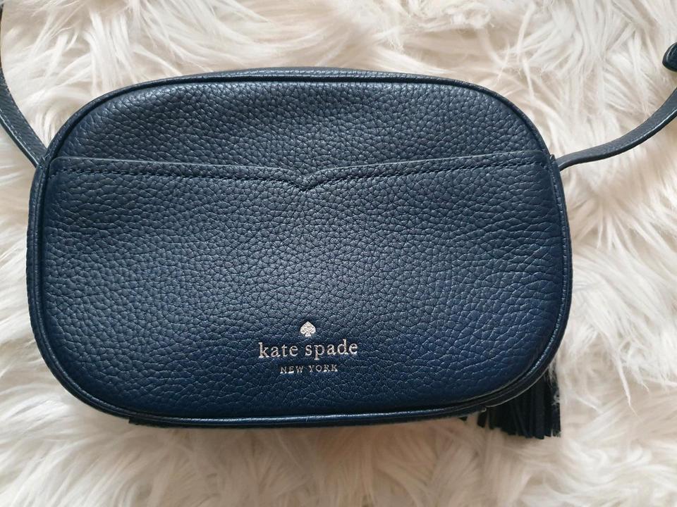 Kate Spade ♤ Umhängetasche Crossbody ♤ dunkelblau silbern in Erlangen