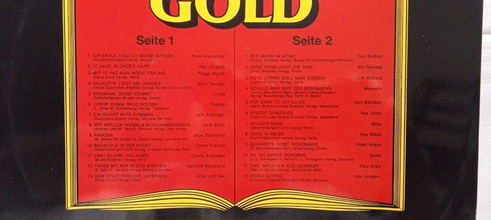 K-TEL'S  "  DEUTSCHES GOLD  "  25 ORIGINAL HITS  LP in Goslar