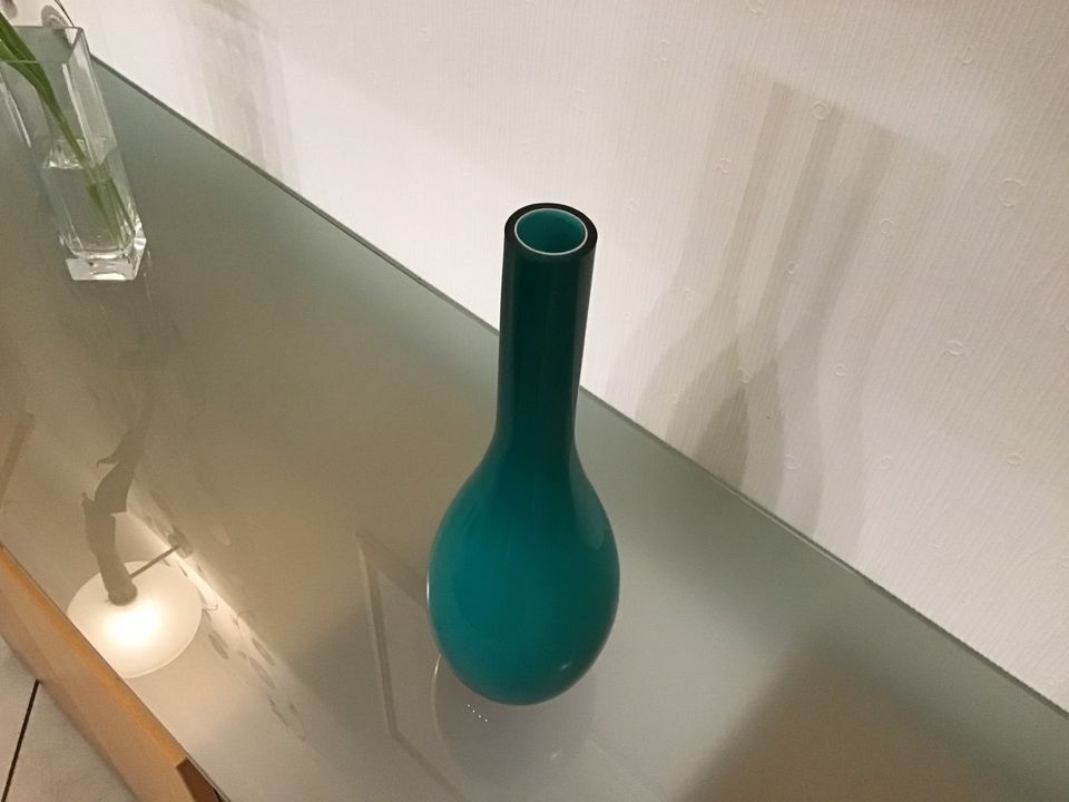 Glas-Deko Glas-Dekoration Blumen-Vase Tisch-Deko in Wesel