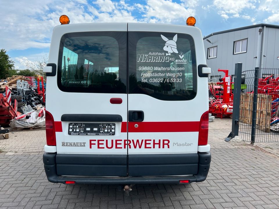 Renault Master Feuerwehr Diesel Bus 9 Sitze Transporter AHK in Osterweddingen