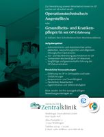 Operationstechnische/n  Angestellte/n o. Gesundheits-/Krankenpfl. Baden-Württemberg - Waiblingen Vorschau