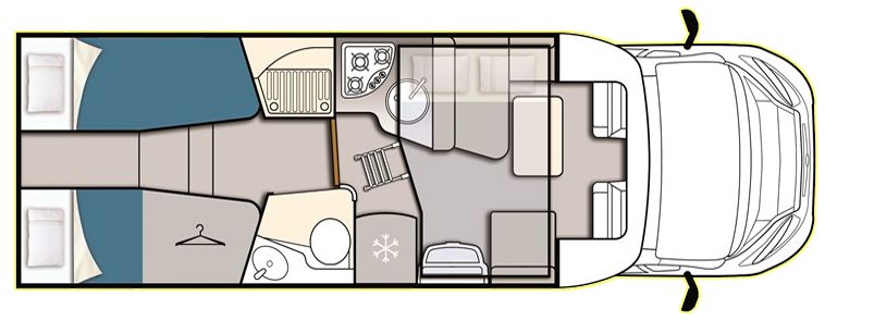 Teilintergriert Comfort Wohnmobil/Wohnwagen mieten bis 5 Personen in Paderborn