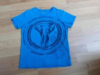 T-Shirt jakoo mit Elefant  blau 128/134 Nordrhein-Westfalen - Langenfeld Vorschau