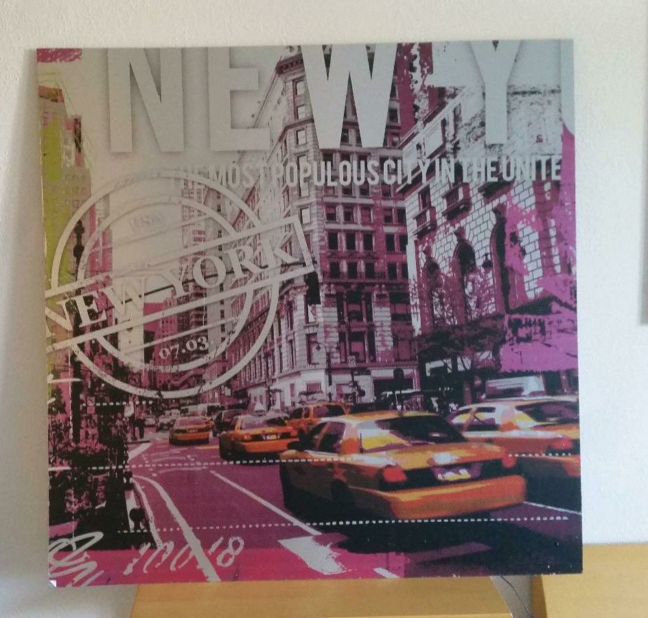 NEW YORK  Aluminium  Bild  AluART 80x80 in Gummersbach