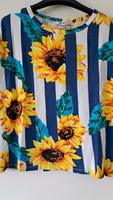T-Shirt v. ZARA Gr. S  Sonnenblumen Nordrhein-Westfalen - Nettetal Vorschau
