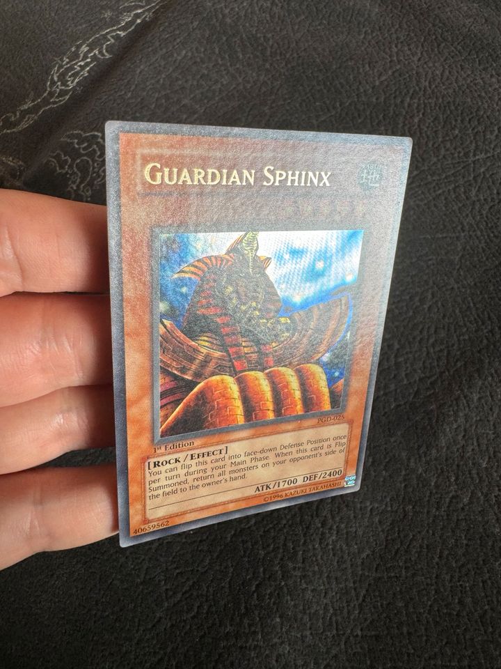 Guardian Sphinx PGD-025 Ultra Rare 1st NM Yugioh Oldschool Goat in Sindelfingen